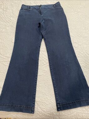 J Jill dark straight leg jeans 10P